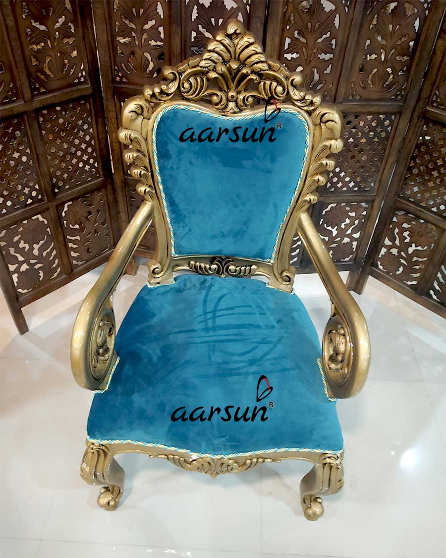 Bedroom Chair in Baroque Style view 4