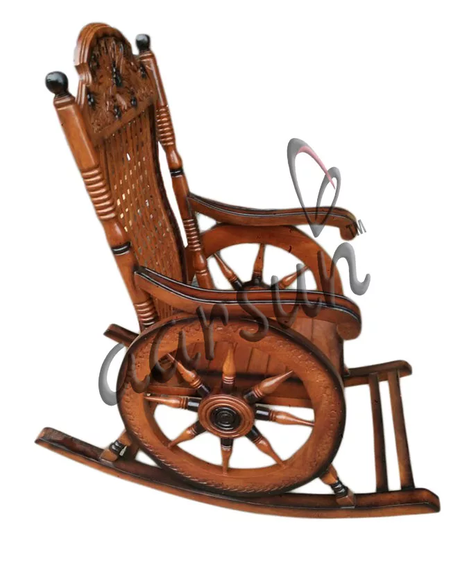 Handcrafted Rocking Chair view 5