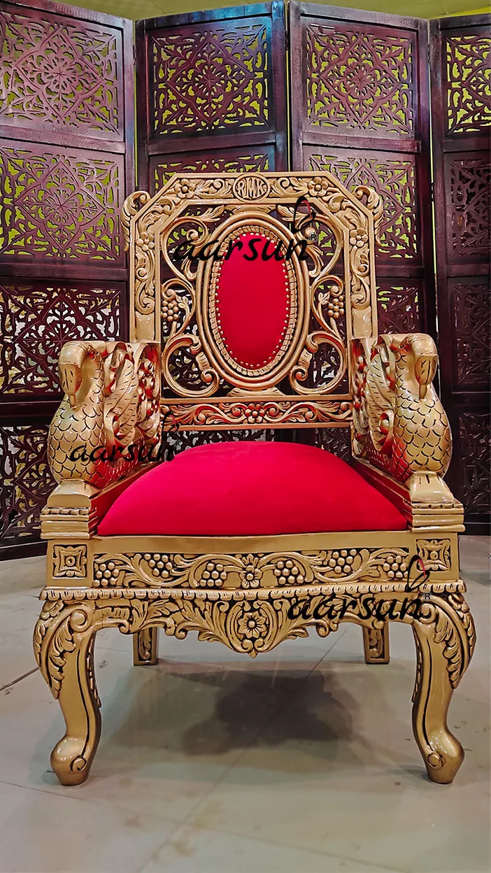 King & Queen Royal Chair Set view 6