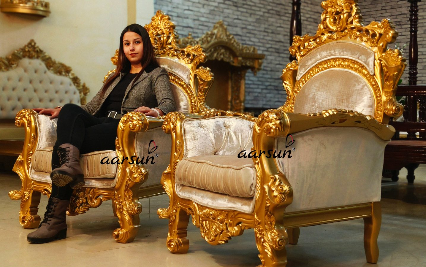 Premium Quality Chairs in Teak Wood view 4