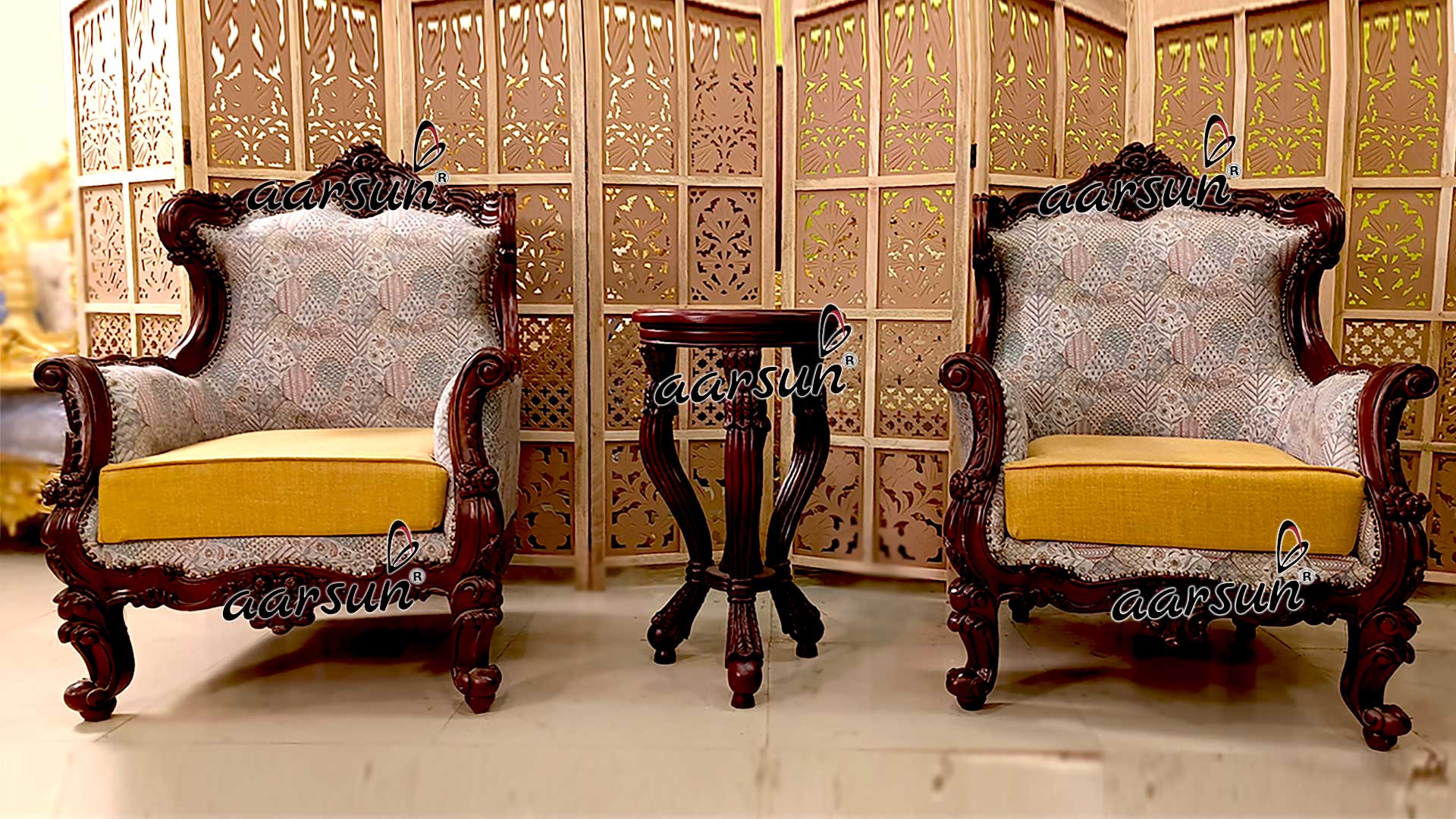 Royal Chair Design in Teak view 5