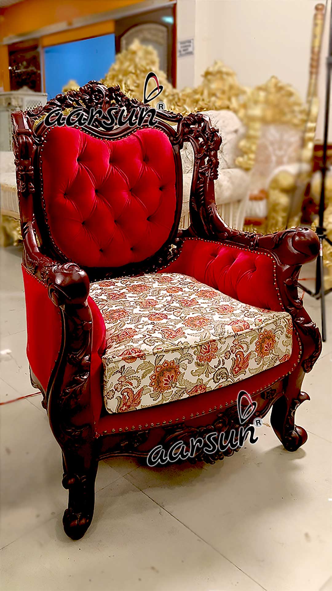 Royal Chair in Solid Wood view 7