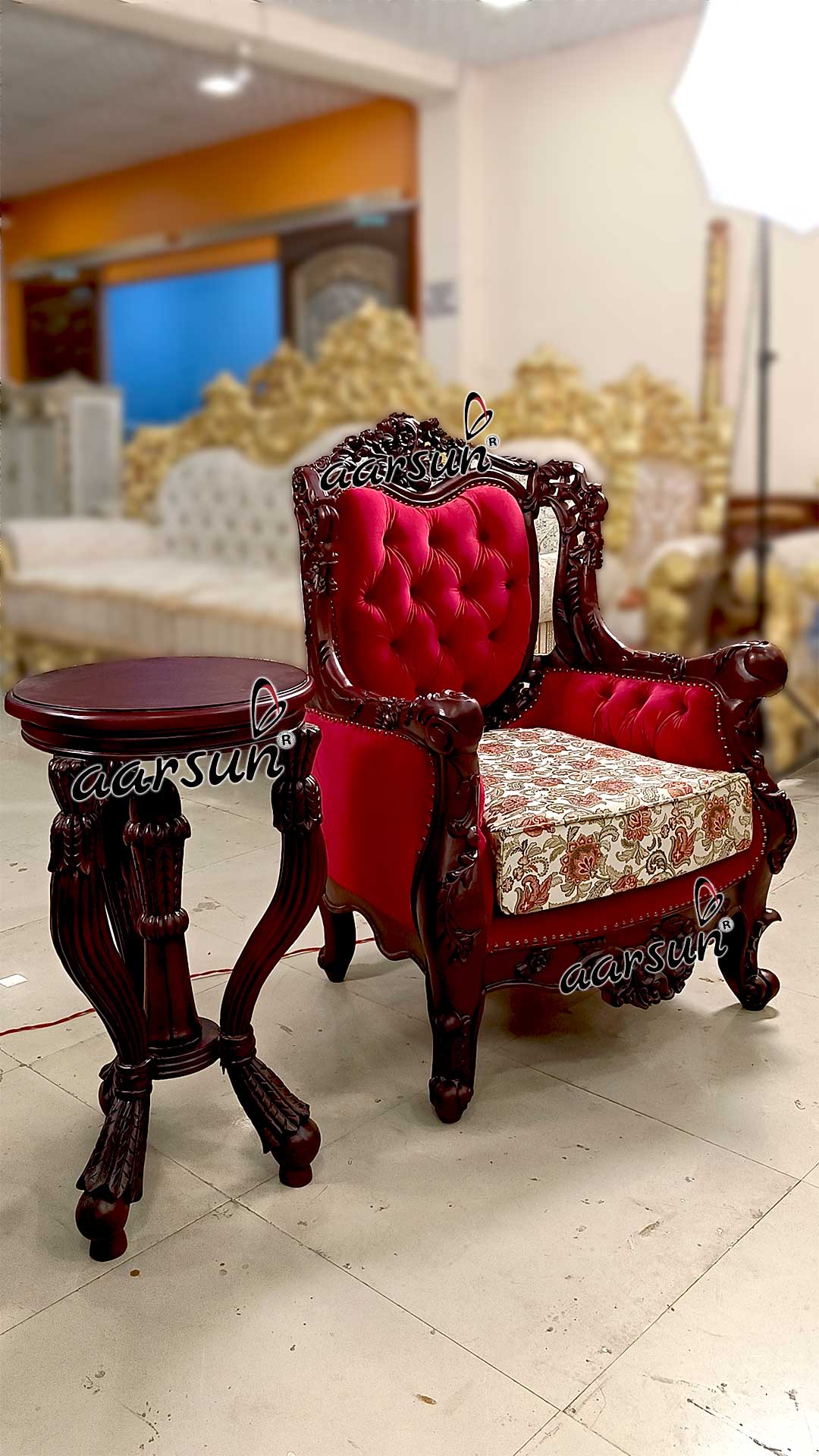 Royal Chair in Solid Wood view 8
