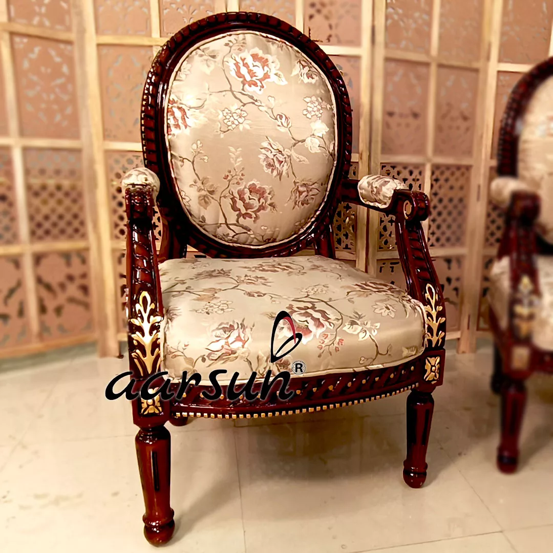 Royal Wooden Chair view 4