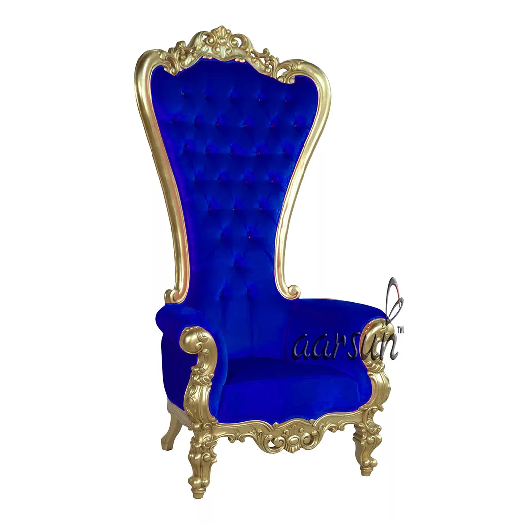 Throne Wooden Chair view 4